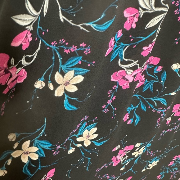 Nanette Lepore long sleeve, high low floral dress - Picture 8 of 10